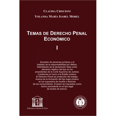 Temas de Derecho Penal Económico I